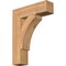 Ekena Millwork Thorton Block Smooth Bracket, Western Red Cedar, 3 1/2"W x 14"D x 18"H BKT04X14X18THR05SWR - alternate 1